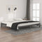 vidaXL - Bedframe - massief - grenenhout - grijs - 200x200 - cm