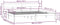 vidaXL - Bedframe - massief - grenenhout - grijs - 200x200 - cm