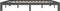vidaXL - Bedframe - massief - grenenhout - grijs - 200x200 - cm