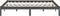 vidaXL - Bedframe - massief - grenenhout - grijs - 200x200 - cm