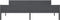 vidaXL - Bedframe - massief - grenenhout - grijs - 200x200 - cm