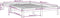 vidaXL - Bedframe - massief - grenenhout - grijs - 200x200 - cm