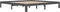 vidaXL - Bedframe - massief - grenenhout - grijs - 200x200 - cm