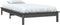 vidaXL - Bedframe - massief - grenenhout - grijs - 90x200 - cm