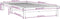 vidaXL - Bedframe - massief - grenenhout - grijs - 90x200 - cm