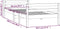vidaXL - Bedframe - massief - grenenhout - grijs - 90x200 - cm