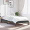 vidaXL - Bedframe - massief - grenenhout - grijs - 90x200 - cm