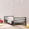 vidaXL - Bedframe - massief - grenenhout - grijs - 90x200 - cm