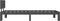 vidaXL - Bedframe - massief - grenenhout - grijs - 90x200 - cm