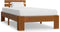 vidaXL - Bedframe - massief - grenenhout - honingbruin - 100x200 - cm