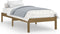 vidaXL - Bedframe - massief - grenenhout - honingbruin - 100x200 - cm