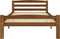 vidaXL - Bedframe - massief - grenenhout - honingbruin - 100x200 - cm