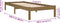 vidaXL - Bedframe - massief - grenenhout - honingbruin - 100x200 - cm
