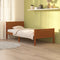 vidaXL - Bedframe - massief - grenenhout - honingbruin - 100x200 - cm