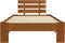 vidaXL - Bedframe - massief - grenenhout - honingbruin - 100x200 - cm