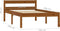 vidaXL - Bedframe - massief - grenenhout - honingbruin - 100x200 - cm