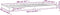 vidaXL - Bedframe - massief - grenenhout - honingbruin - 100x200 - cm