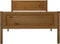 vidaXL - Bedframe - massief - grenenhout - honingbruin - 100x200 - cm