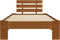 vidaXL - Bedframe - massief - grenenhout - honingbruin - 100x200 - cm