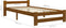 vidaXL - Bedframe - massief - grenenhout - honingbruin - 100x200 - cm
