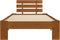 vidaXL - Bedframe - massief - grenenhout - honingbruin - 100x200 - cm
