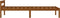 vidaXL - Bedframe - massief - grenenhout - honingbruin - 100x200 - cm