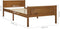 vidaXL - Bedframe - massief - grenenhout - honingbruin - 100x200 - cm