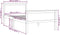 vidaXL - Bedframe - massief - grenenhout - honingbruin - 100x200 - cm