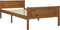 vidaXL - Bedframe - massief - grenenhout - honingbruin - 100x200 - cm