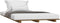 vidaXL - Bedframe - massief - grenenhout - honingbruin - 100x200 - cm