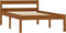 vidaXL - Bedframe - massief - grenenhout - honingbruin - 100x200 - cm
