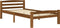 vidaXL - Bedframe - massief - grenenhout - honingbruin - 100x200 - cm