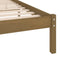 vidaXL - Bedframe - massief - grenenhout - honingbruin - 100x200 - cm