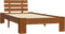 vidaXL - Bedframe - massief - grenenhout - honingbruin - 100x200 - cm