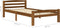 vidaXL - Bedframe - massief - grenenhout - honingbruin - 100x200 - cm