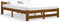 vidaXL - Bedframe - massief - grenenhout - honingbruin - 120x200 - cm
