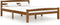 vidaXL - Bedframe - massief - grenenhout - honingbruin - 120x200 - cm
