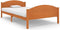 vidaXL - Bedframe - massief - grenenhout - honingbruin - 120x200 - cm