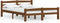 vidaXL - Bedframe - massief - grenenhout - honingbruin - 120x200 - cm