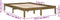 vidaXL - Bedframe - massief - grenenhout - honingbruin - 120x200 - cm