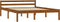 vidaXL - Bedframe - massief - grenenhout - honingbruin - 120x200 - cm