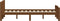 vidaXL - Bedframe - massief - grenenhout - honingbruin - 120x200 - cm
