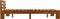 vidaXL - Bedframe - massief - grenenhout - honingbruin - 120x200 - cm