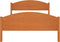 vidaXL - Bedframe - massief - grenenhout - honingbruin - 120x200 - cm