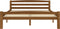 vidaXL - Bedframe - massief - grenenhout - honingbruin - 120x200 - cm