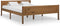 vidaXL - Bedframe - massief - grenenhout - honingbruin - 140x200 - cm