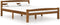 vidaXL - Bedframe - massief - grenenhout - honingbruin - 140x200 - cm
