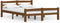 vidaXL - Bedframe - massief - grenenhout - honingbruin - 140x200 - cm