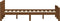 vidaXL - Bedframe - massief - grenenhout - honingbruin - 140x200 - cm