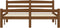 vidaXL - Bedframe - massief - grenenhout - honingbruin - 140x200 - cm